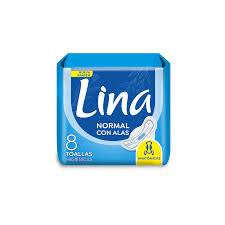 Toallitas Lina Con Alas 8U X Unid