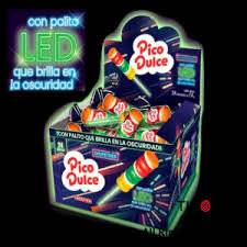 Chup Pico Dulce Led (24) X Unidad