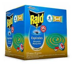 Espirales Raid  (12) X 4 Unid