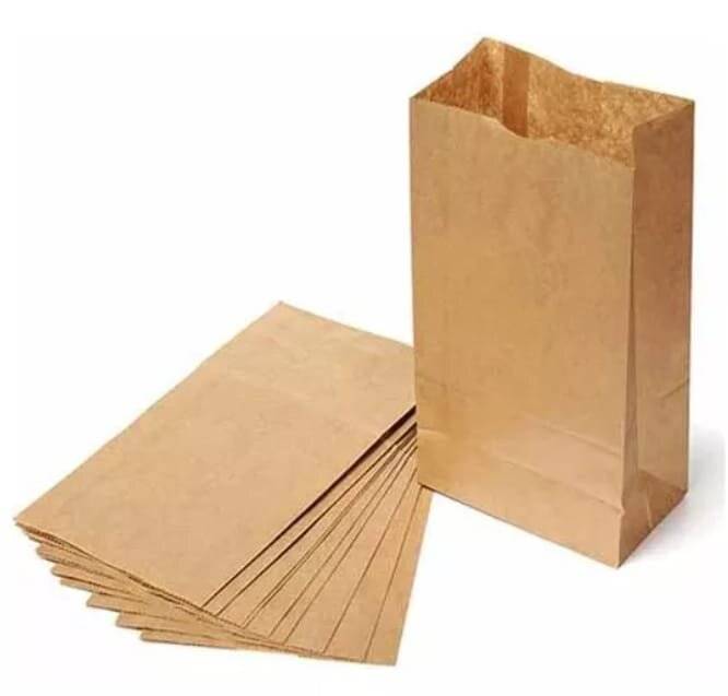 Bolsa Kraft 4A  - (25 X 16,5 X 4) - 100 Unid