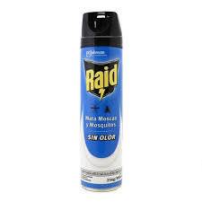Raid Mata Moscas Sin Olor Azul X Unid