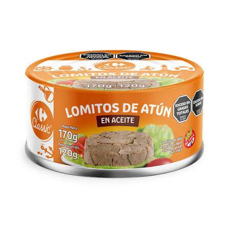 Lomitos De Atún En Aceite Carrefour