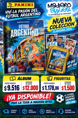 Figus Futbol Argentino 2026 (20) X Unid